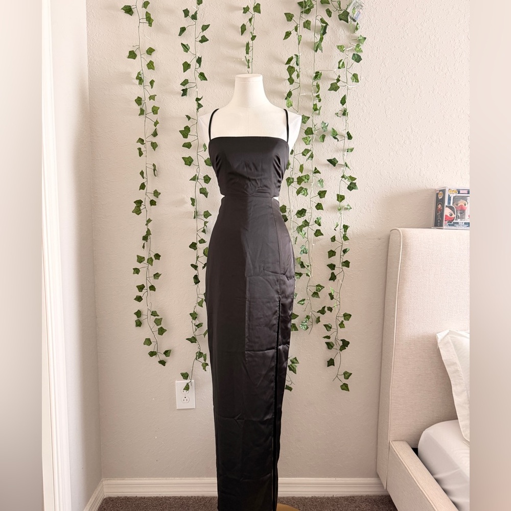 Nookie Elegant Black Strapless Dress